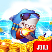 Jackpot Fishing game icon with cannon and jackpot fish